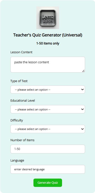 Standard Version Screenshot